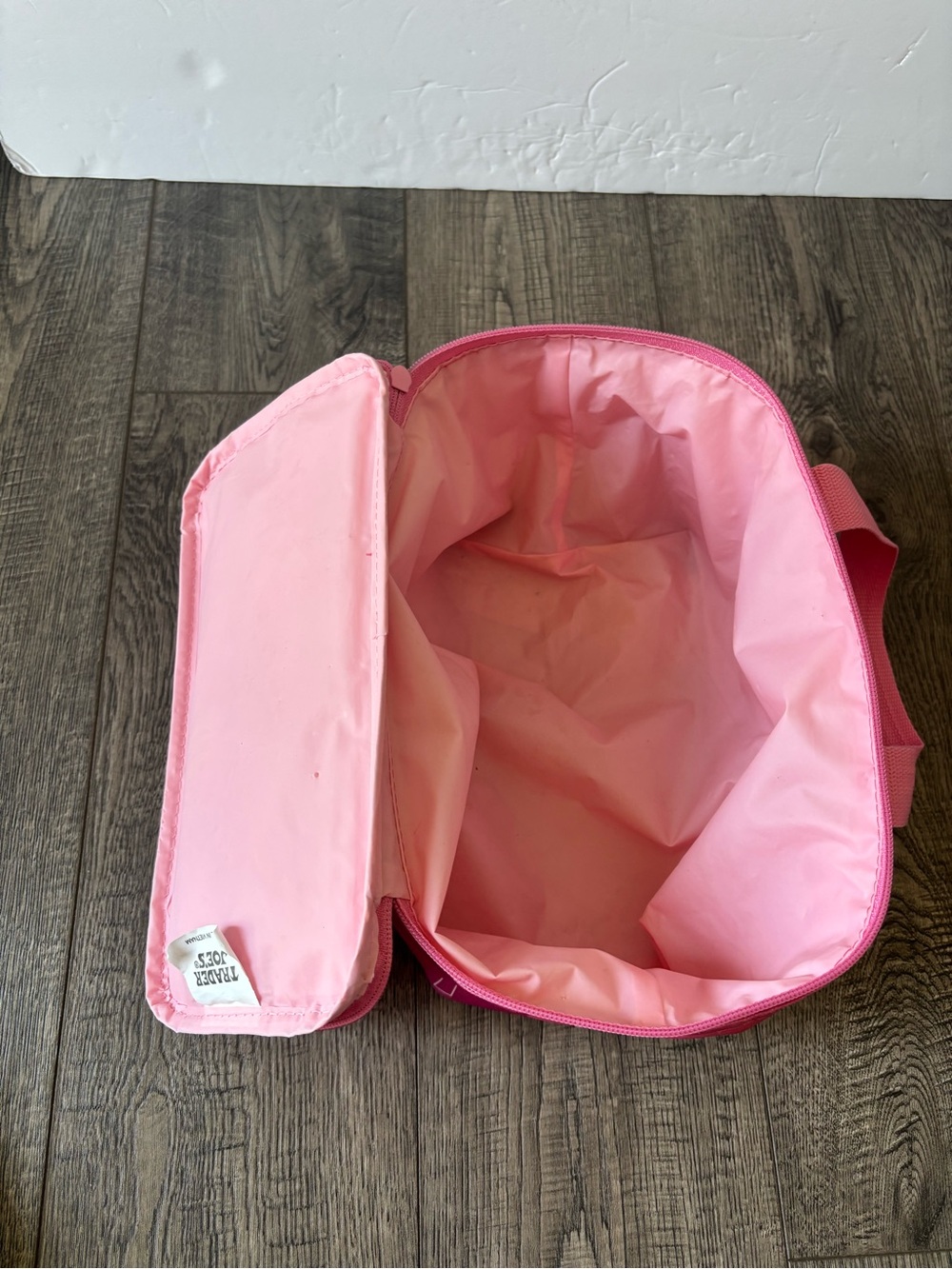 Trader Joe's Pink Mini Tote Cooler Bag - Picture 7 of 9
